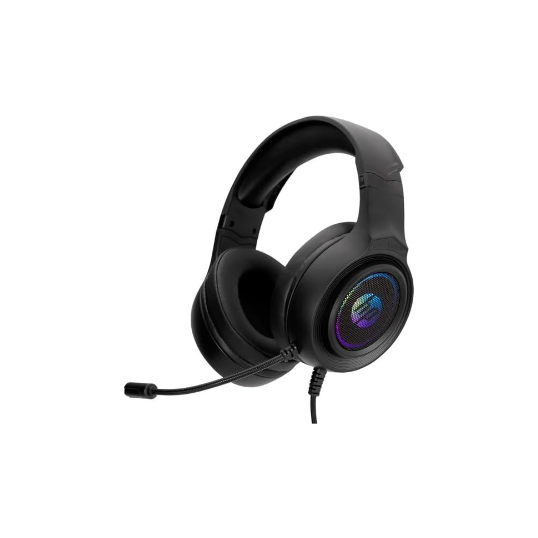 HP DHE-8008U Wired Stereo Gaming Headset (Over-Ear, Noise-Isolating Mic, LED Lighting, USB Plug)