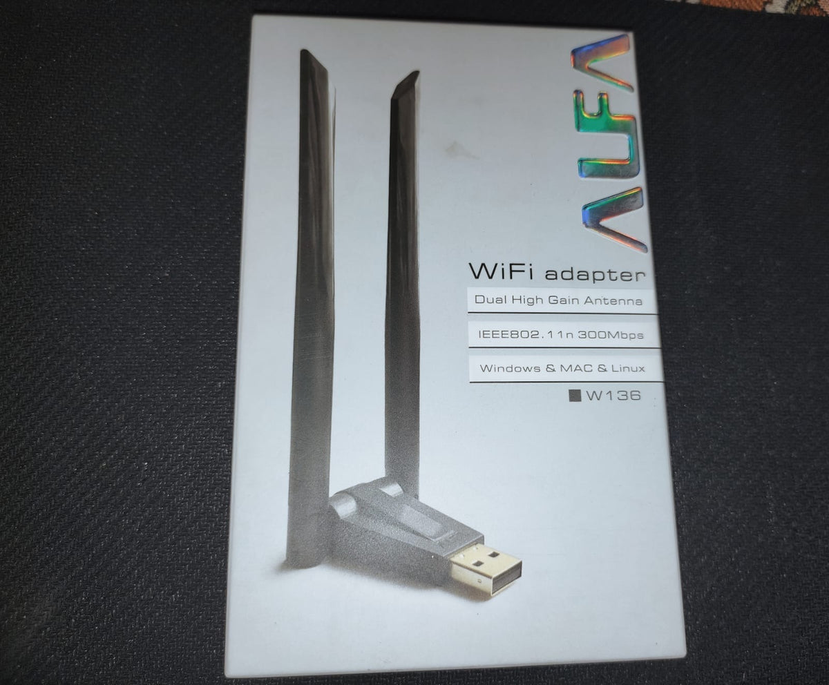 Alfa Net W136 300Mbps Dual Antenna Wireless USB Wi-Fi Adapter