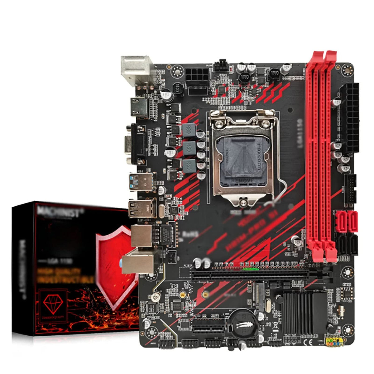 MACHINIST H81 LGA 1150 Micro-ATX Gaming Motherboard (Dual-Channel DDR3, USB 3.0, HDMI/VGA, New China Import)