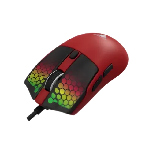 Jedel GM693 6D Wired RGB Gaming Mouse (7200 DPI Optical Sensor, 6 Programmable Buttons, 1.5m Braided Cable, New China Import)
