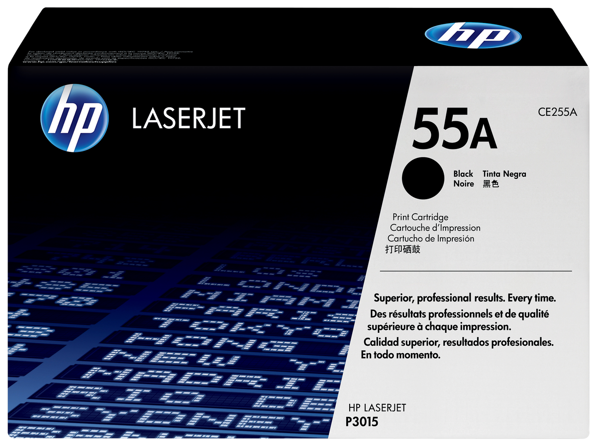 HP 55A (CE255A) Black Laser Printer Toner Cartridge