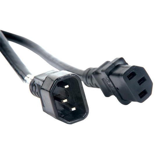 IEC C13 to C14 Power Extension Loop Cable (Male to Female Jumper Cord, Branded Heavy-Duty Lot Stock)