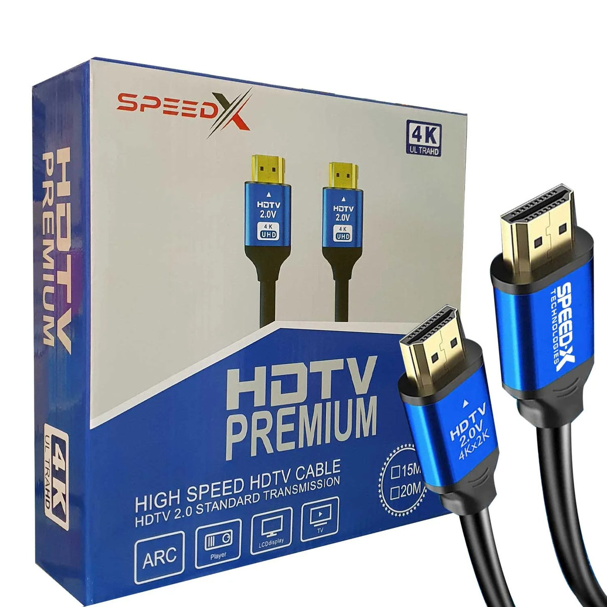 High Speed 4K HDMI 2.0V 3D Premium Quality HD Cable 15M