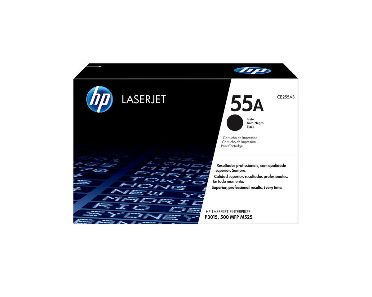HP 55A (CE255A) Black Laser Printer Toner Cartridge