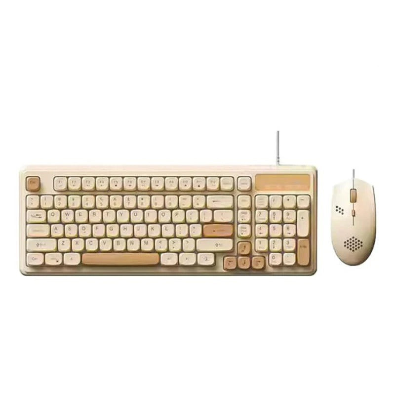 Cougar LB-C01 Wired Gaming Keyboard and Mouse Combo Set (Ergonomic Design, High-Precision Optical Mouse, Imported Lot Stock)