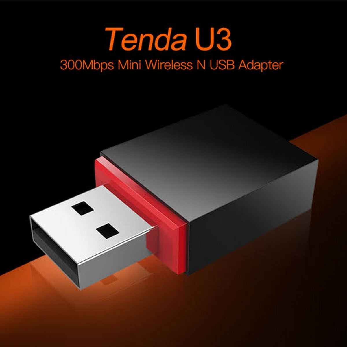 Tenda U3 300Mbps Mini Wireless N USB Adapter