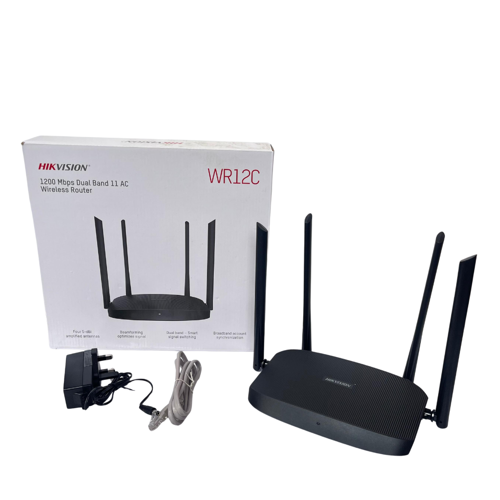 Hikvision DS-2WR12C AC1200 Dual-Band Wireless Wi-Fi Router