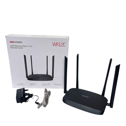 Hikvision DS-2WR12C AC1200 Dual-Band Wireless Wi-Fi Router