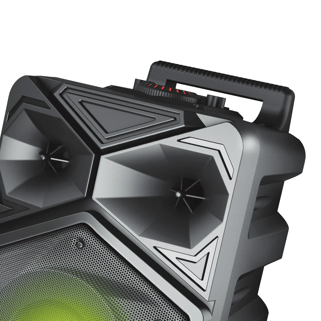 Audionic MH-808 Plus Mehfil Portable Bluetooth Speaker (8" Woofer, Wireless Mic, Remote Control, TWS Feature)
