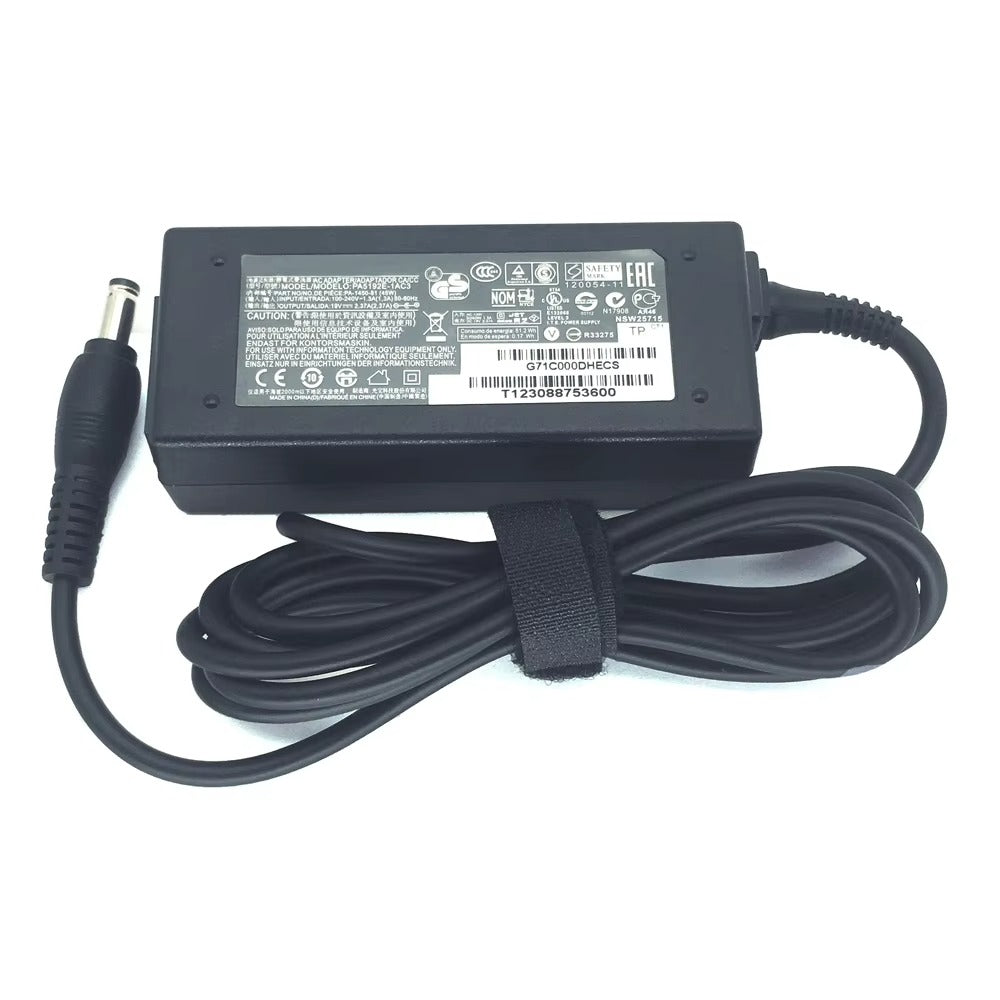 Acer / Toshiba 19V Laptop Power Adapter (19V 3.42A 65W / 19V 4.74A 90W, Standard Barrel Connector, Original Imported Lot)