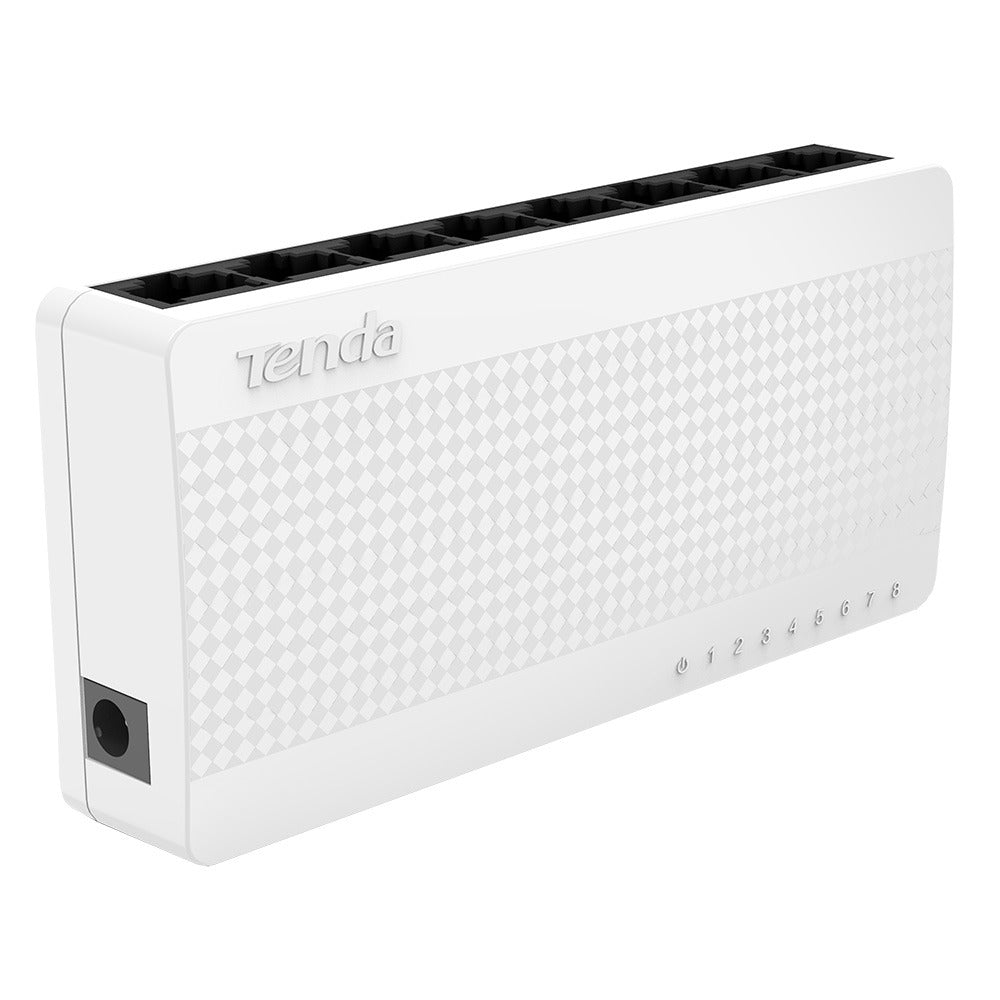 Tenda S108 8-Port Fast Ethernet Desktop Network Switch