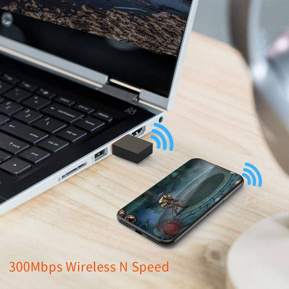 Tenda U3 300Mbps Mini Wireless N USB Adapter