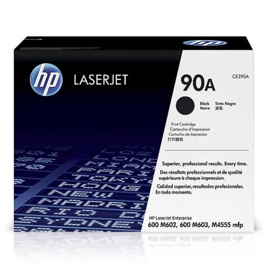 HP 90A (CE390A) Black Laser Printer Toner Cartridge