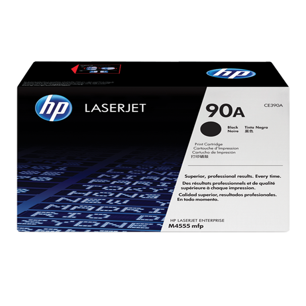 HP 90A (CE390A) Black Laser Printer Toner Cartridge