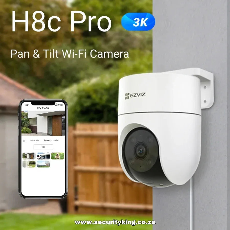 EZVIZ H8c Pro 3K Outdoor Pan & Tilt Wi-Fi Security Camera