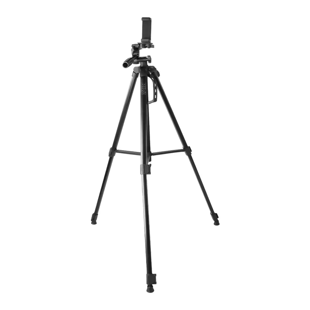 3366 Professional Aluminum Camera & Mobile Tripod Stand (3-Way Pan Head, Quick Release Plate, Universal Phone Holder)