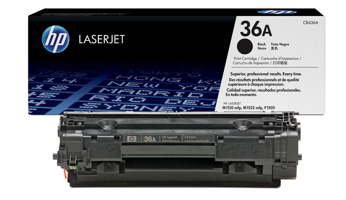 HP 36A (CB436A) Black Laser Printer Toner Cartridge