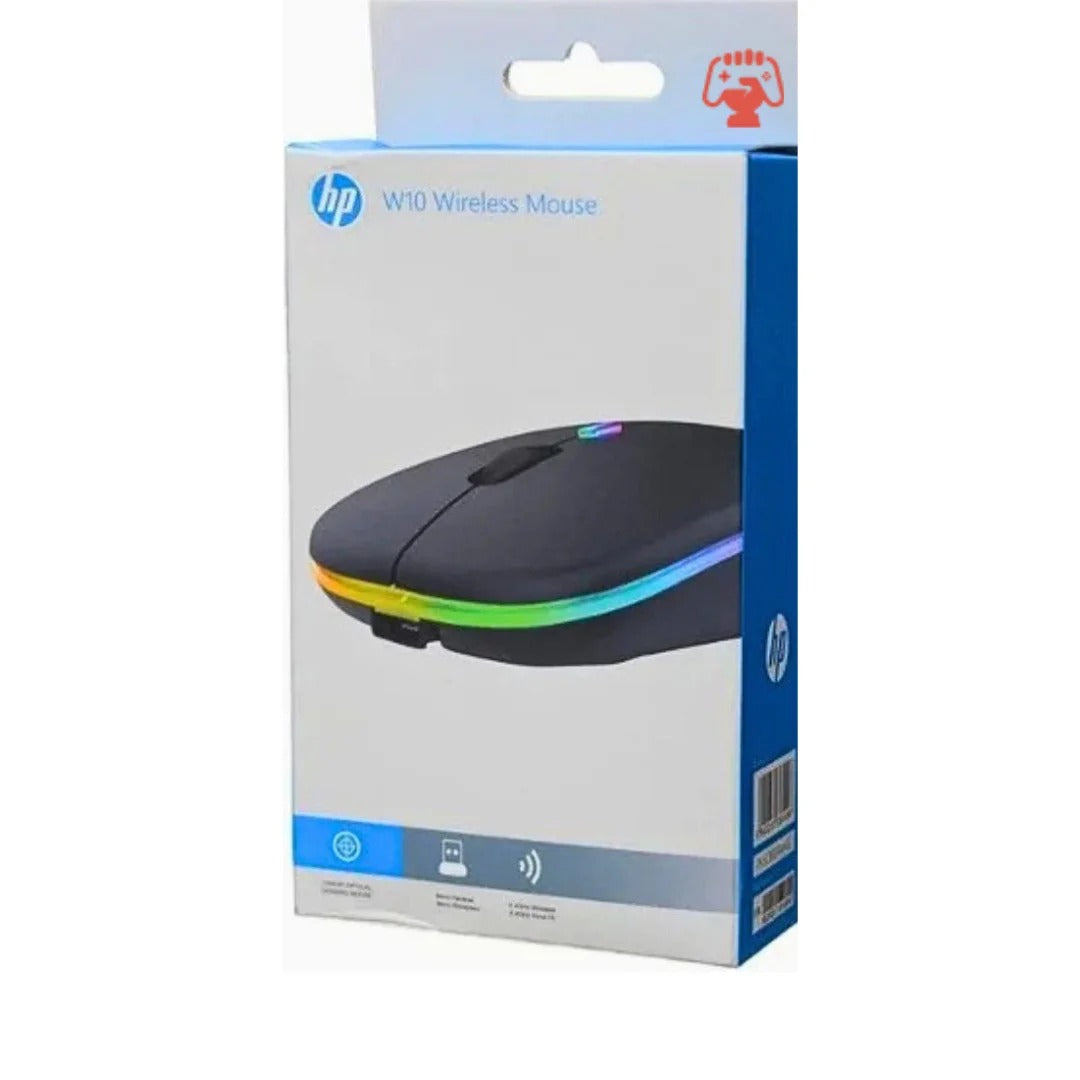 HP Dual Mode Wireless & Bluetooth Optical Mouse (RGB Lights, Silent Click, Rechargeable)