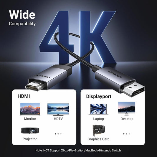 4K High-Speed HDMI Cable (3 Meter, 2.0 Ultra HD, 18Gbps,)