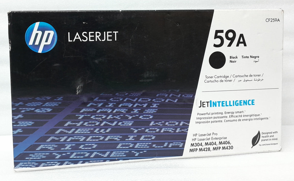 HP 59A (CF259A) Black Laser Printer Toner Cartridge with Counting Chip