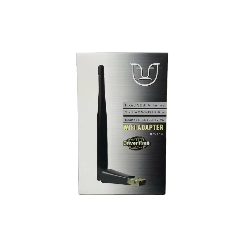 Alfa Net W113 150Mbps High-Gain USB Wi-Fi Adapter with 3dBi External Antenna