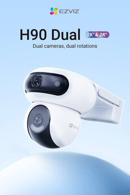 EZVIZ H90 Dual 4MP Dual-Lens Pan & Tilt Wi-Fi Security Camera
