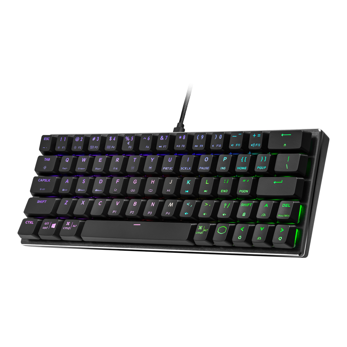 Motospeed SK62 Dual-Mode Wireless 60% Mechanical Gaming Keyboard (Bluetooth 5.0 + Type-C Wired, RGB Backlit, Mechanical Switches)