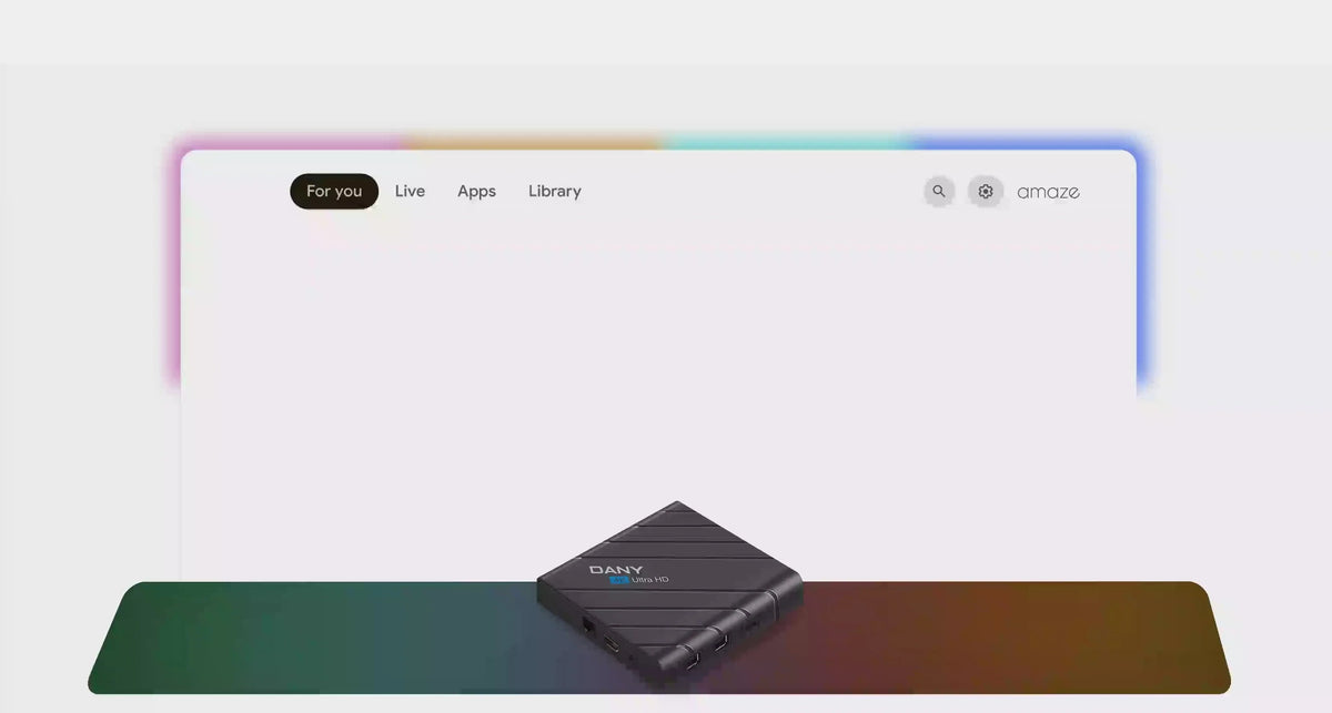 Dany Amaze AX-550 4K Ultra HD Smart Android TV Box (2GB RAM, 16GB ROM, Dual Wi-Fi, Voice Remote)