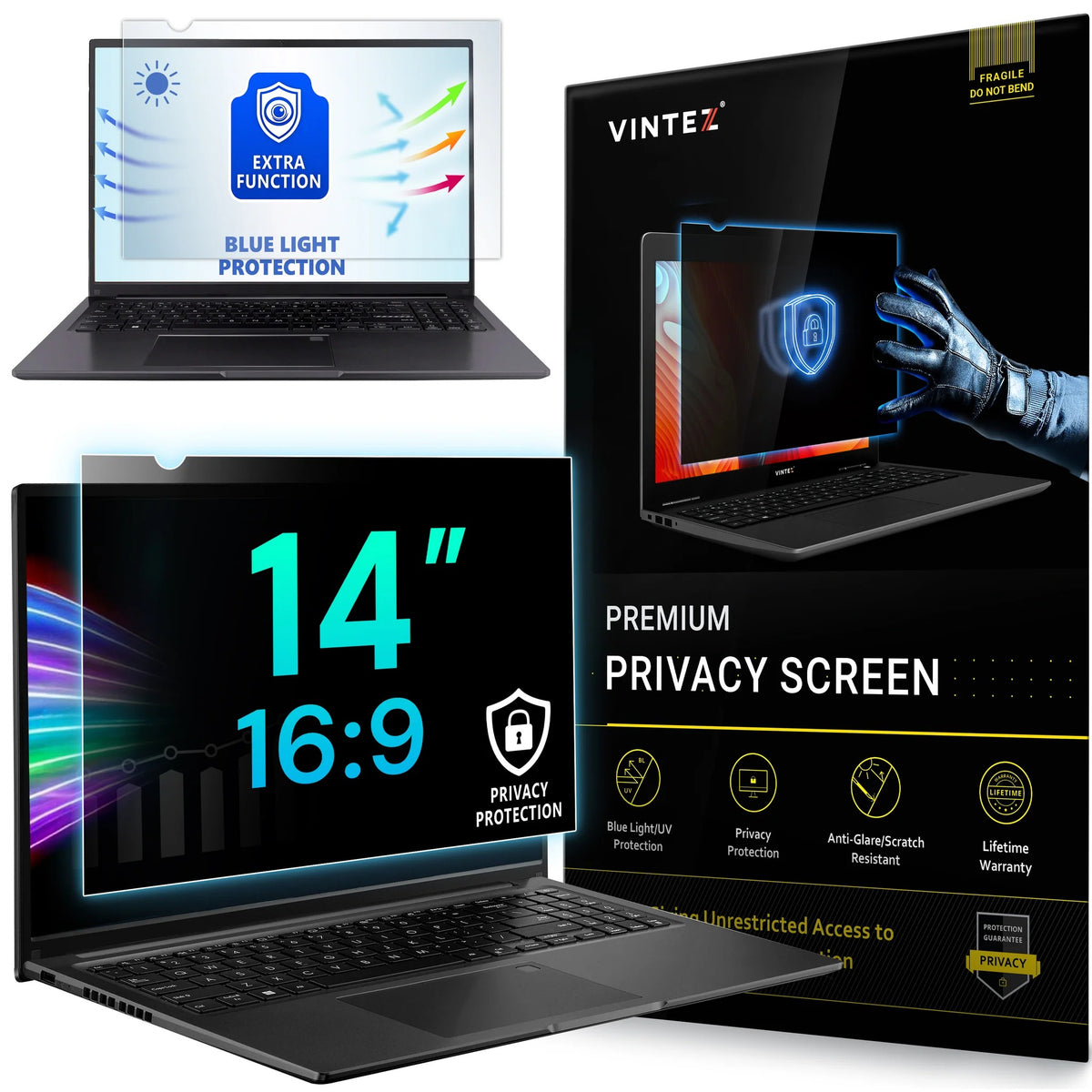 14 Inch and 15.6 Inch Laptop Screen Protector Guard (Anti-Glare / Anti-Scratch)