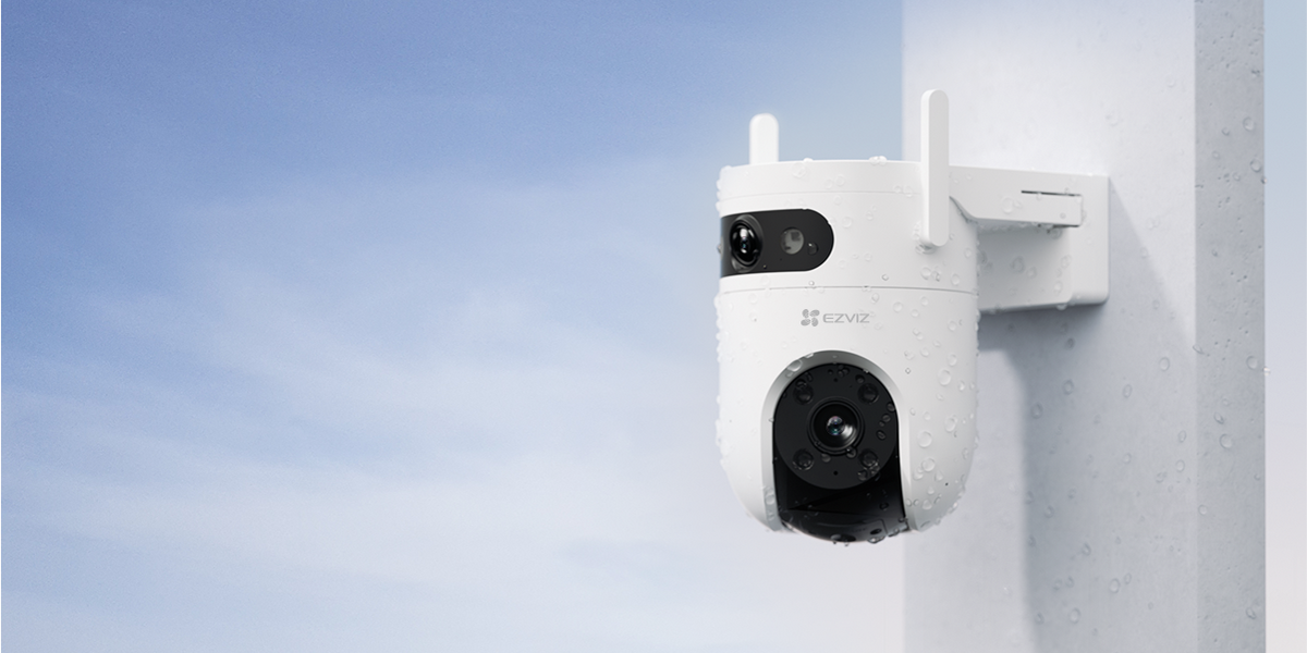 EZVIZ H9c Dual 2K & 2K Dual-Lens Pan & Tilt Wi-Fi Outdoor Security Camera