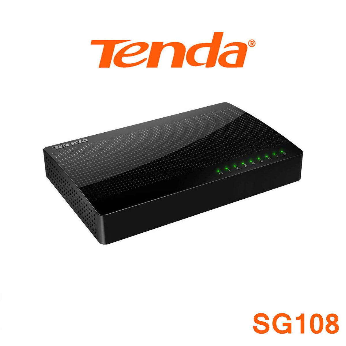 Tenda SG108M 8-Port Gigabit Ethernet Desktop Network Switch (1000Mbps)