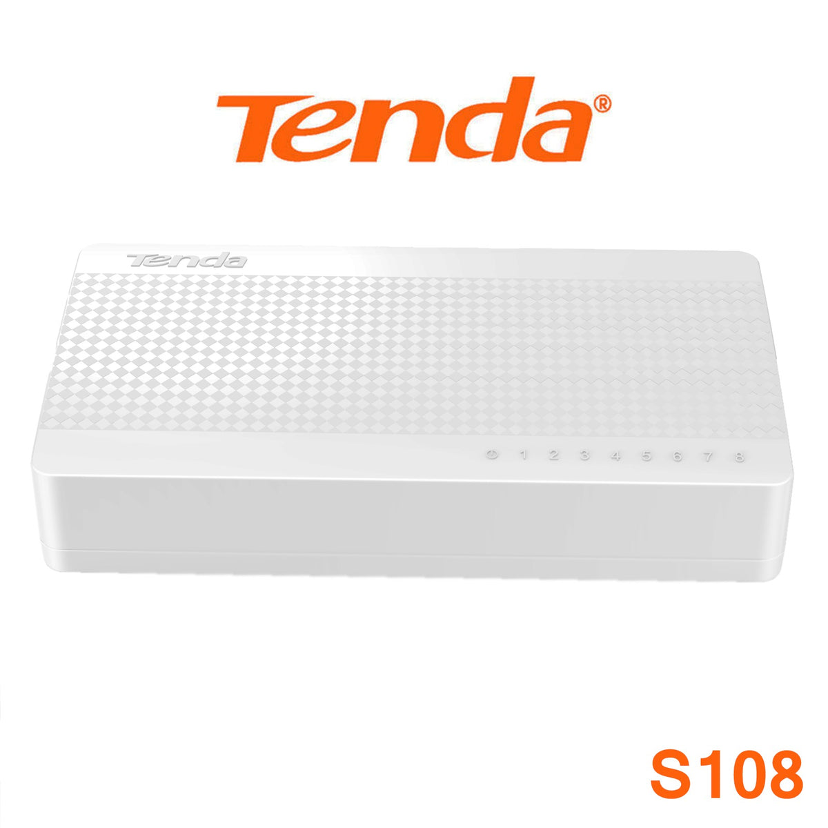 Tenda S108 8-Port Fast Ethernet Desktop Network Switch