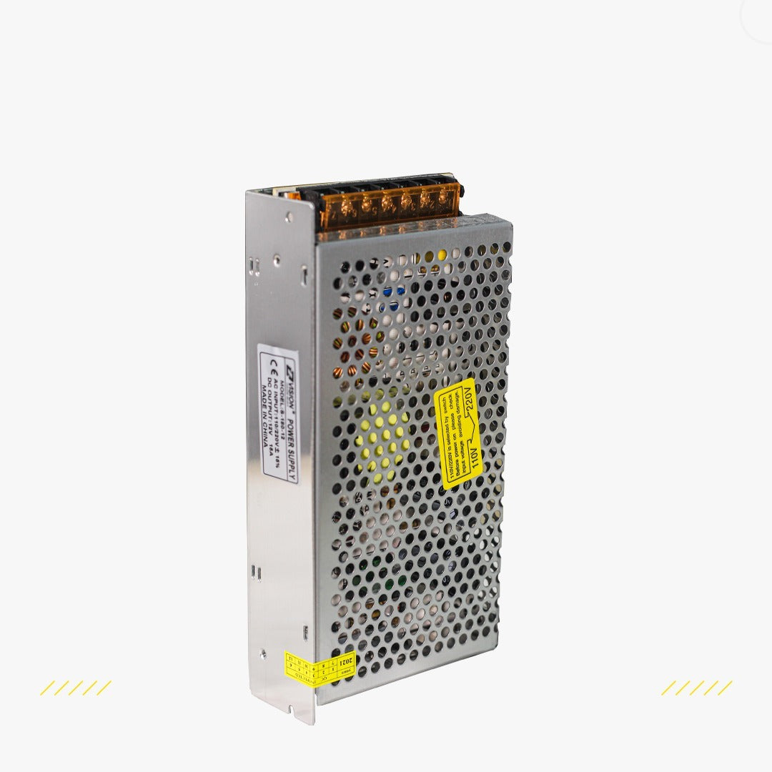 12v 10Amp CCTV Power Supply-12V 10A 120W Switching Power Supply Box (AC to DC Metal Cased SMPS for CCTV Cameras & LED)