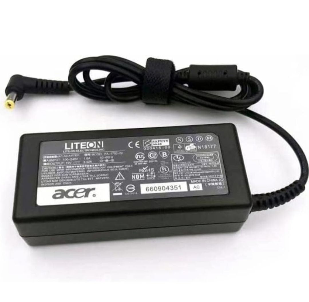 Acer / Toshiba 19V Laptop Power Adapter (19V 3.42A 65W / 19V 4.74A 90W, Standard Barrel Connector, Original Imported Lot)