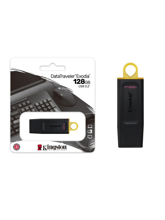 Kingston DataTraveler Exodia 128GB USB 3.2 Gen 1 Flash Drive