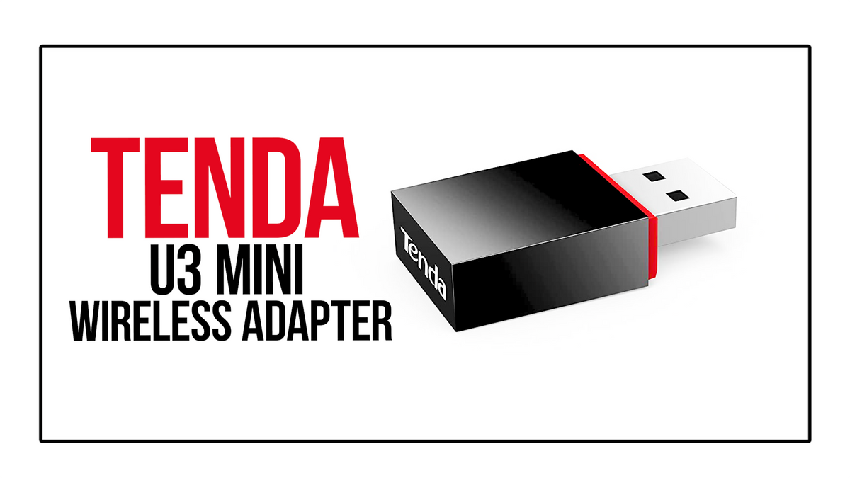 Tenda U3 300Mbps Mini Wireless N USB Adapter