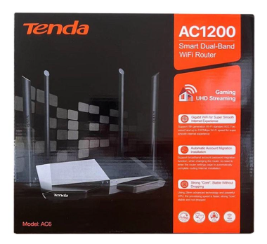 Tenda AC6 AC1200 Smart Dual-Band Gigabit Wi-Fi Router