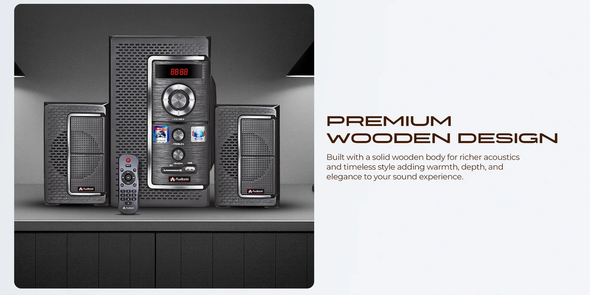 Audionic ROAR Pro 2.1 Channel Multimedia Speaker System