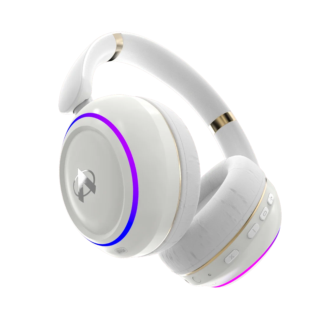Audionic Hammer Wireless Over-Ear Gaming Headphones (Bluetooth 5.4, RGB Lights)