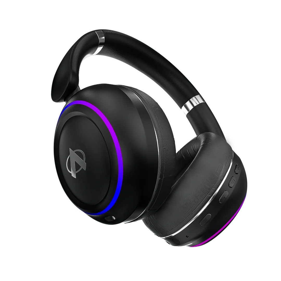 Audionic Hammer Wireless Over-Ear Gaming Headphones (Bluetooth 5.4, RGB Lights)