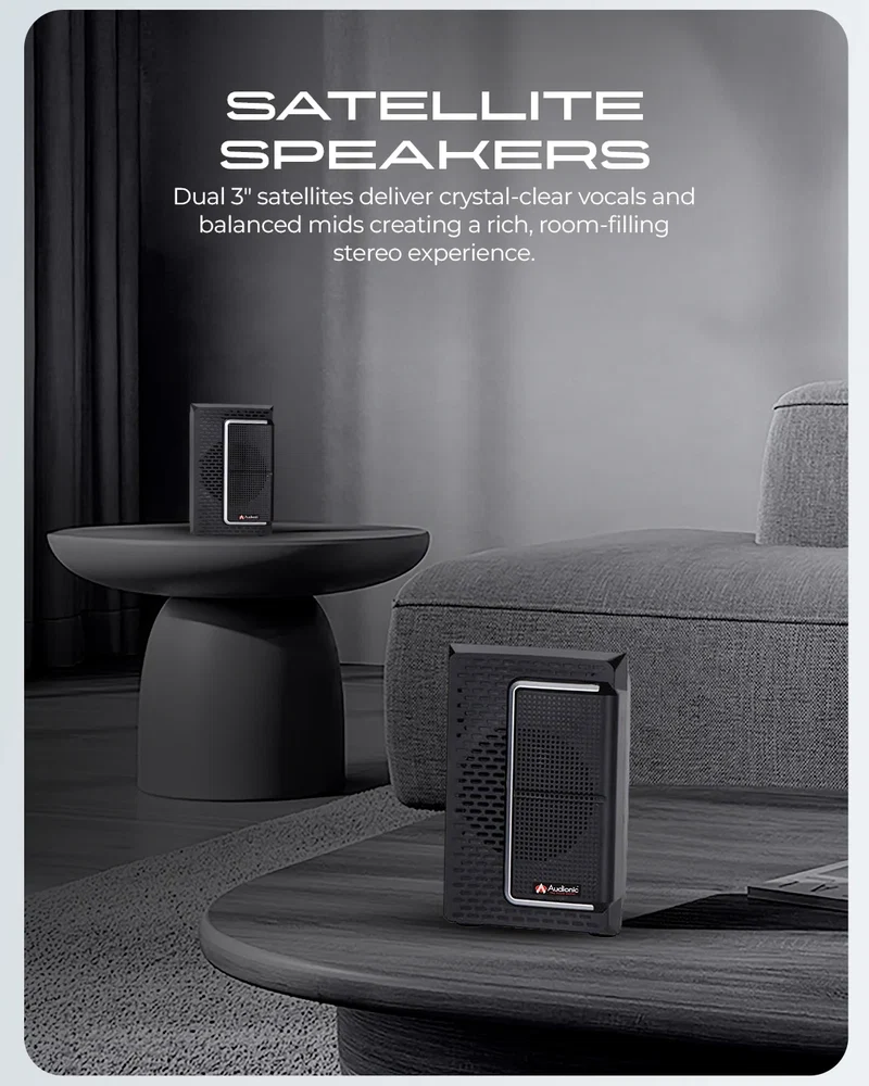 Audionic ROAR Pro 2.1 Channel Multimedia Speaker System
