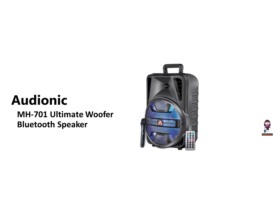 Audionic Mehfil MH-701 Plus Portable Bluetooth Trolley Speaker with Wireless Mic