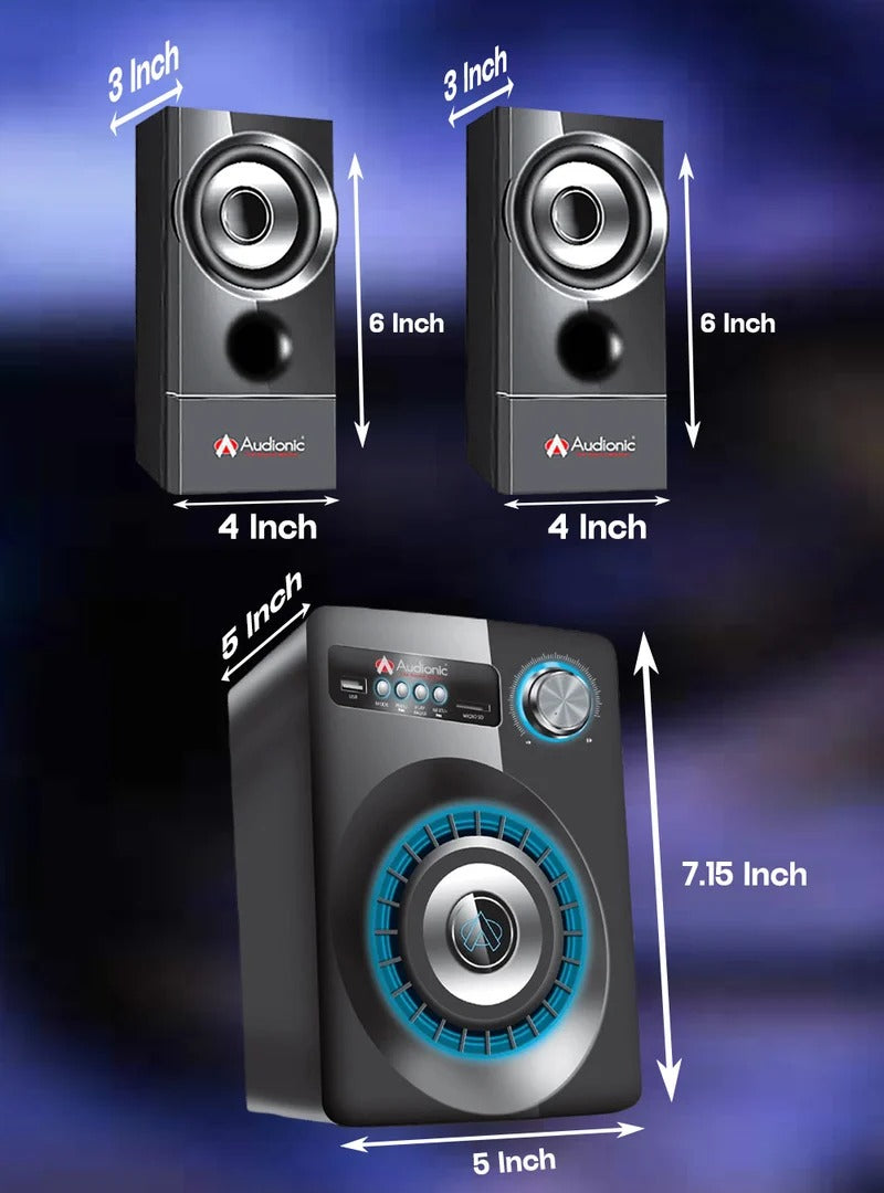 Audionic Max 230 2.1 Channel Speaker System