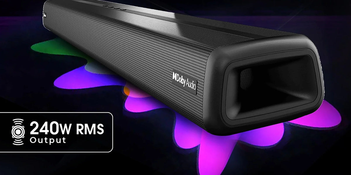 Audionic Orchestra Dolby Atmos Soundbar with 8-Inch Wireless Woofer