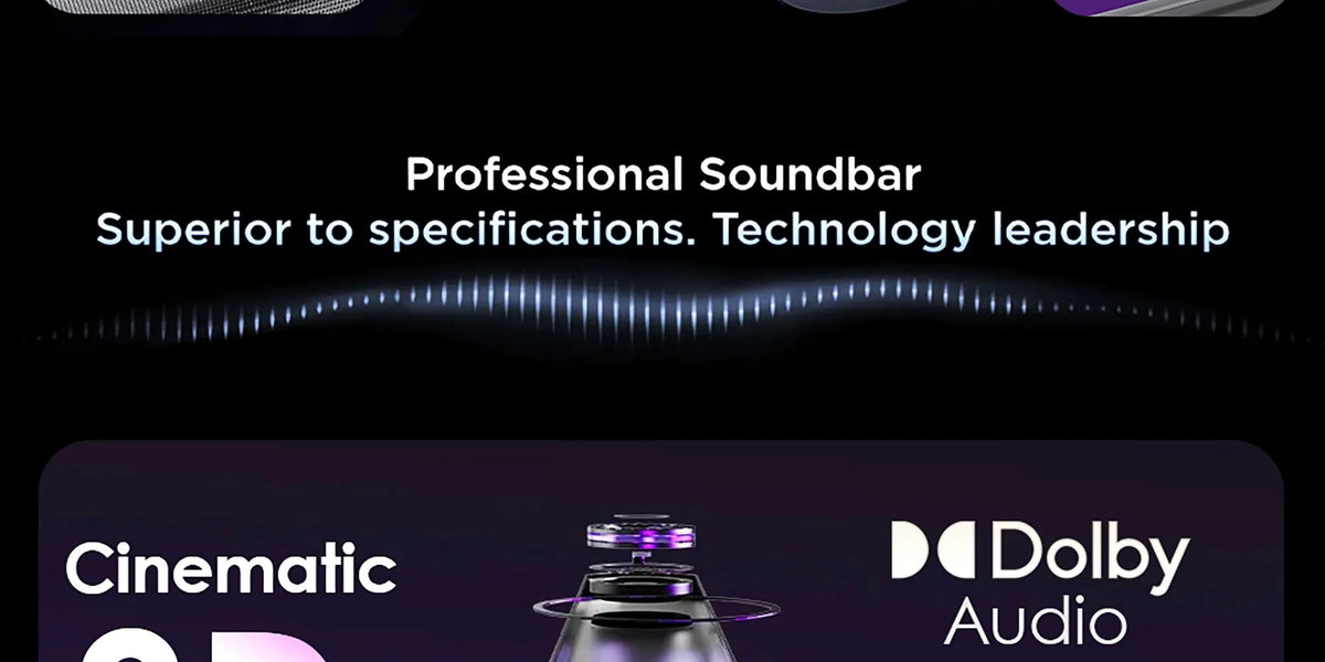 Audionic Orchestra Dolby Atmos Soundbar with 8-Inch Wireless Woofer