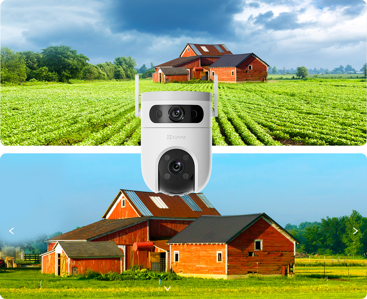 EZVIZ H9c Dual 2K & 2K Dual-Lens Pan & Tilt Wi-Fi Outdoor Security Camera