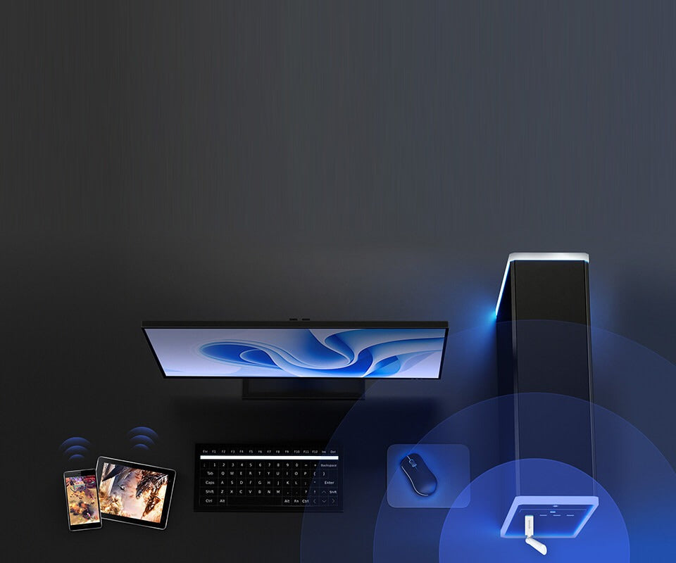 Tenda U2 AX300 Wi-Fi 6 High Gain Wireless USB Network Adapter