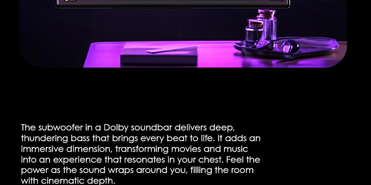 Audionic Orchestra Dolby Atmos Soundbar with 8-Inch Wireless Woofer