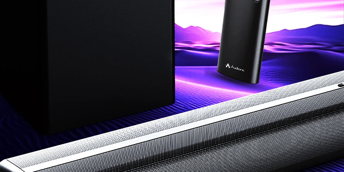 Audionic Orchestra Dolby Atmos Soundbar with 8-Inch Wireless Woofer