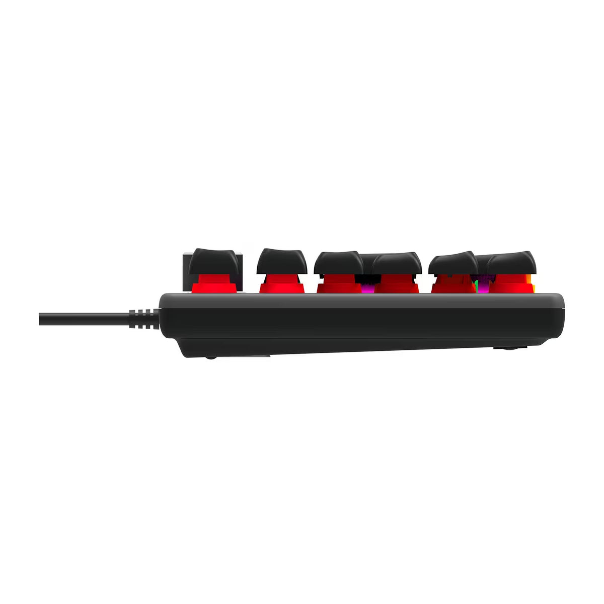 AULA F2028 Wired Gaming Keyboard (Custom Macro Software Support, RGB Backlight, Multi-Function Media Knob)